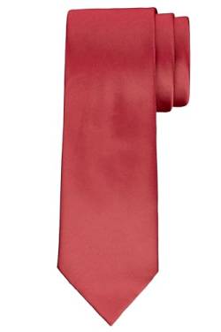 BomGuard Herren Krawatte 7 cm breit,rot von BomGuard