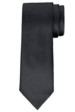 BomGuard Herren Krawatte 7 cm breit,schwarz von BomGuard