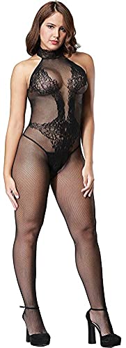 Bommi Fairy Sexy Dessous für Damen Nahtlose Mesh Chemise Dessous Baby Doll Minikleid Sexy Kleid Fishnet Negligees Lingerie Nachtkleid Sleepwear für Damen (Schwarz) von Bommi Fairy