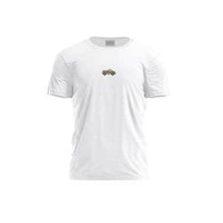 Bona Basics, Digital Bedrucktes, Herren Basic T-Shirt,%100 Baumwolle, Weiß, Lässig, Herren Oberteile, Größe: L von Bona Basics