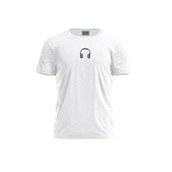 Bona Basics, Digital Bedrucktes, Herren Basic T-Shirt,%100 Baumwolle, Weiß, Lässig, Herren Oberteile, Größe: XL von Bona Basics