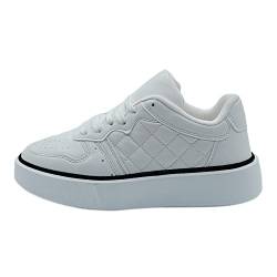 Bonateks Damen Defrb100366 Sneaker, White, 40 EU Schmal von Bonateks