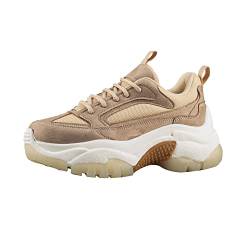 Bonateks Damen Frfrb100138 Sneaker, beige, 37 EU Schmal von Bonateks