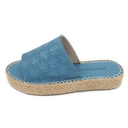 Bonateks Damen Frrbtrlk100100 Wedge Sandal, blau, 40 EU von Bonateks