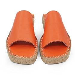 Bonateks Damen Frrbtrlky100241 Wedge Sandal, Orange, 36 EU von Bonateks