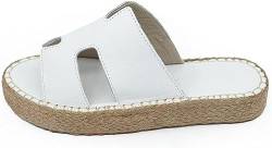 Bonateks Damen Frrbtrlky100257 Wedge Sandal, weiß, 37 EU von Bonateks