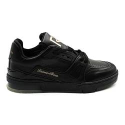 Bonateks Herren DEFRBY100227 Sneaker, Black, 40 EU Schmal von Bonateks