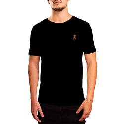 Bonateks Men's TRFSTB100019L T-Shirt, Black, L von Bonateks