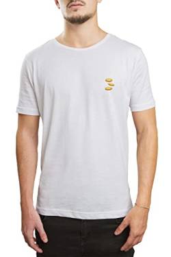 Bonateks Men's TRFSTW100307L T-Shirt, White, L von Bonateks