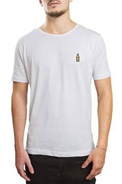 Bonateks Men's TRFSTW102073S T-Shirt, White, S von Bonateks