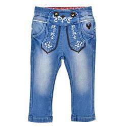 BONDI Babyhose Trachten-Jeans Blue Denim Trachtenmode für Jungen und Mädchen, Gr. 80 von Bondi