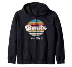 Bonita Seit 1973 Grunge Vintage 49 Jahre alt Kapuzenjacke von Bonita