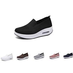 Women's Orthopedic Sneakers, Orthopedic Shoes for Women,Women's Orthopedic Sneakers,Orthopedic Slip On Shoes for Women (Black,37) von Bonseor