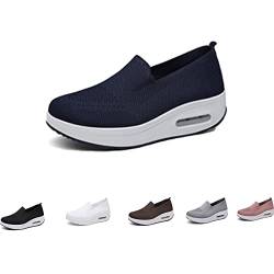 Women's Orthopedic Sneakers, Orthopedic Shoes for Women,Women's Orthopedic Sneakers,Orthopedic Slip On Shoes for Women (Blue,35) von Bonseor