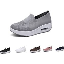 Women's Orthopedic Sneakers, Orthopedic Shoes for Women,Women's Orthopedic Sneakers,Orthopedic Slip On Shoes for Women (Gray,38) von Bonseor