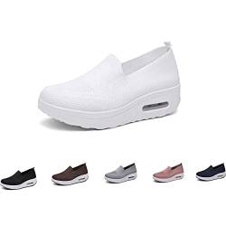 Women's Orthopedic Sneakers, Orthopedic Shoes for Women,Women's Orthopedic Sneakers,Orthopedic Slip On Shoes for Women (White,36) von Bonseor