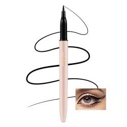 Boobeen Flüssiger Eyeliner, lang anhaltender, schnell trocknender Eyeliner-Stift für Frauen, glatter, ultrafeiner Tintenstift für natürliches, mattes Augen-Makeup, wasserfest und wischfest von Boobeen