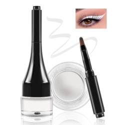 Boobeen Gel Eyeliner Set, wasserfester Eyeliner Gel mit Pinselapplikator, hochpigmentierter Creme Eyeliner für Frauen, für langanhaltendes, kühnes Augen-Makeup von Boobeen