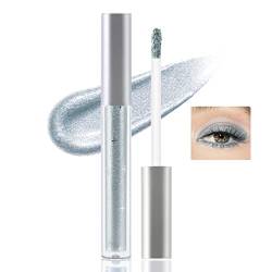 Boobeen Liquid Glitter Eyeshadow, Pigmentierter Augen-Highlighter für schimmerndes Augen-Makeup, Langanhaltender Lidschatten für Frauen von Boobeen