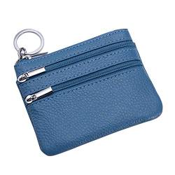 Boodtag Damen Geldbörse Klein Geldbeutel Pu Leder Geldtasche Portemonnaie Mini Tasche Mit Reissverschluss Brieftasche Dünner Handtasche Kartentasche Kreditkartenhülle von Boodtag