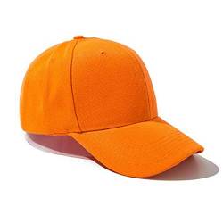 Boolavard Baseballcap Größenverstellbar für Lauftraining und Outdoor-Aktivitäten zu jeder Jahreszeit (Orange) von Boolavard