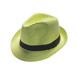 Boolavard Damen Breiter Krempe Stroh Panama Hut Fedora Beach Sun Hut UPF50 + (Stroh) von Boolavard