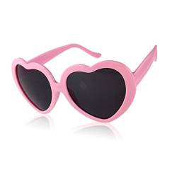 Boolavard Kinder Mode Retro Sommer Herzform Design Lolita Sonnenbrillen Brillen von Boolavard