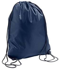 Boolavard Rucksack mit Kordelzug wasserdichter String Bag Sportsackpack Gym Sack für Herren Damen (Französische Marine) von Boolavard