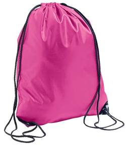 Boolavard Rucksack mit Kordelzug wasserdichter String Bag Sportsackpack Gym Sack für Herren Damen (Rosa) von Boolavard