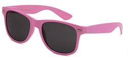 Boolavard TM Sonnenbrille Nerdbrille retro Art. 4026 (Rosa Pastell Tönung) von Boolavard