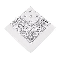 Boolavard TM Ursprüngliche Bandanas 100% Baumwolle (White) von Boolavard