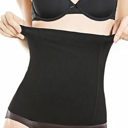 Boolavard TM unsichtbare Bauch-Trimmer Body Shaper Trimmer abnehmengurt Invisible Unterwäsche (XXL 42/44, Schwarz) von Boolavard