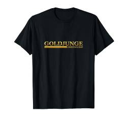 Goldjunge Schrift Schriftzug T-Shirt von Boom Manufaktur