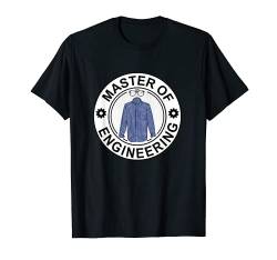 Logo Master of Engineering Studium Abschluss feiern stolz T-Shirt von Boom Manufaktur