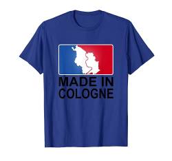 Made in Cologne City Retro sport Baseball Logo köln T-Shirt von Boom Manufaktur