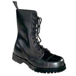 Boots & Braces - 10 Loch Stiefel Rangers Schwarz Größe 46 (UK12) von Boots & Braces