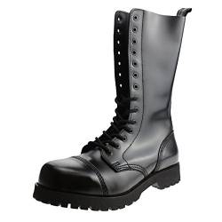 Boots & Braces - 14 Loch Stiefel Rangers Schwarz Größe 44 (UK10) von Boots & Braces