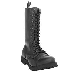 Boots & Braces - 14-Loch Vegetarian (Vegi) Schwarz Größe 43 (UK9) von Boots & Braces