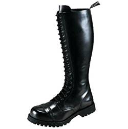 Boots & Braces - 20 Loch Stiefel Rangers Schwarz Größe 44 (UK10) von Boots & Braces