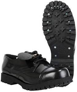 Boots & Braces Schuhe 3-Loch Rangers Schwarz, Schwarz, 44 EU von Boots & Braces