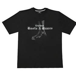 Boots & Braces T-Shirt Boot schwarz von Boots & Braces