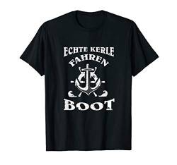 Herren Kapitän Boot Motorboot Schiff Bootfahren Segeln Spruch T-Shirt von Bootsfahrer Geschenkidee