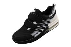 Bootsland 908 Black White Klett Turnschuhe Sneaker Sportschuhe Herren, Schuhgröße:42 von Bootsland