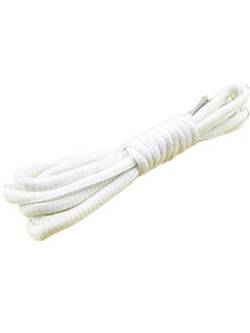Boowhol 1 Paar Rundsenkel Shoelaces Komfort Schnürsenkel für Sportschuhe, Basketballschuhe (100 CM, Weiß) von Boowhol