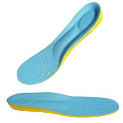 Boowhol Einlegesohle Sport Fußbett Atmungsaktive Schuhesohle für Sport Freizeit Beruf (27cm / 38-42 EU) von Boowhol