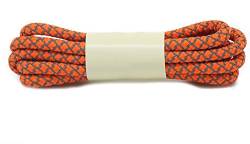 Boowhol Reflektierende Verfärben Rundsenkel Runden Schnürsenkel Shoelaces für Kinder und Erwachsene,Breit 0.4CM (100 CM, Orange) von Boowhol