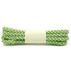 Boowhol Reflektierende Verfärben Rundsenkel Runden Schnürsenkel Shoelaces für Kinder und Erwachsene,Breit 0.4CM (120 CM, Grün) von Boowhol