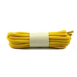 Boowhol Unisex Kinder Erwachsene Schuhband Rund Schnürsenkel Shoelace Breit 0.4CM, Länge: 70-150 CM (70 CM, Gelb) von Boowhol