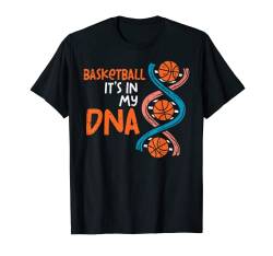 Basketball Is In My DNA Funny Coach Player Men Women Kids T-Shirt von BoredKoalas Basketball Shirts Men Women Kids Gift