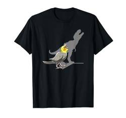 T-Rex Cockatiel Shadow Cockatoos Parrot Pet Bird Lover Gift T-Shirt von BoredKoalas Bird Cockatiel